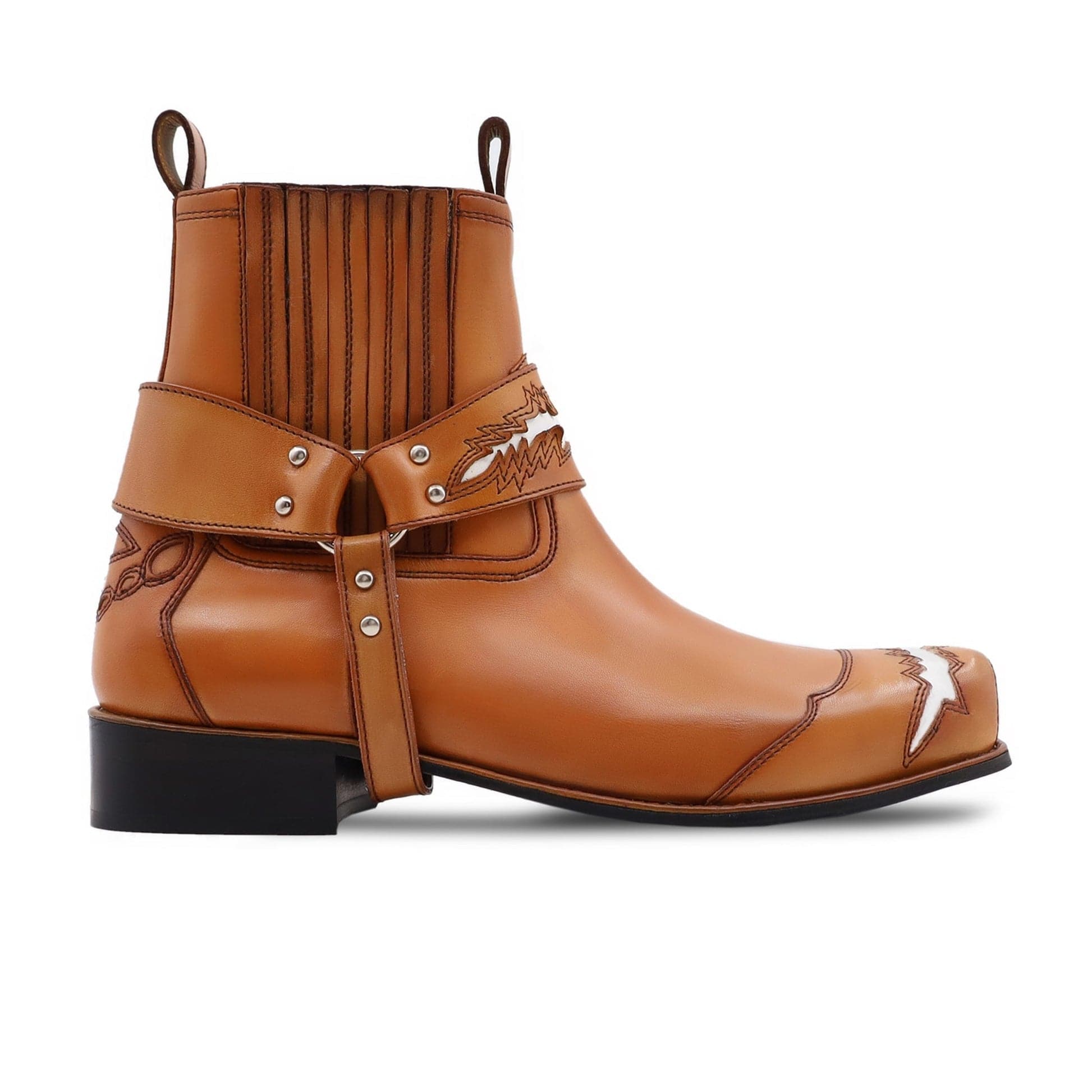 noirtide Bespoke Men Leather Boots