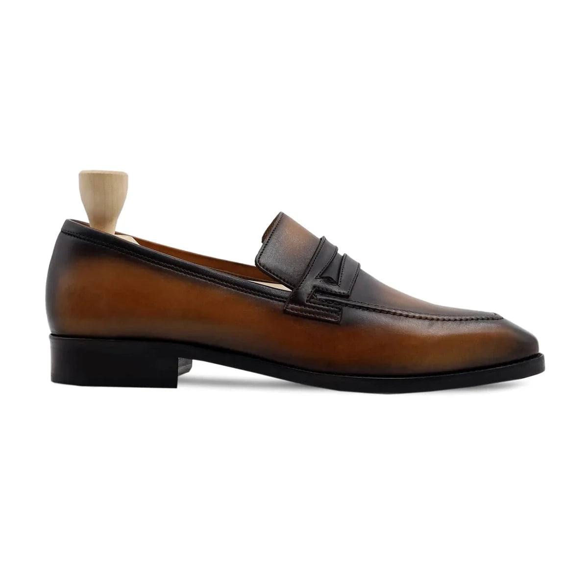 Noirtide Bespoke Mens Leather Loafers