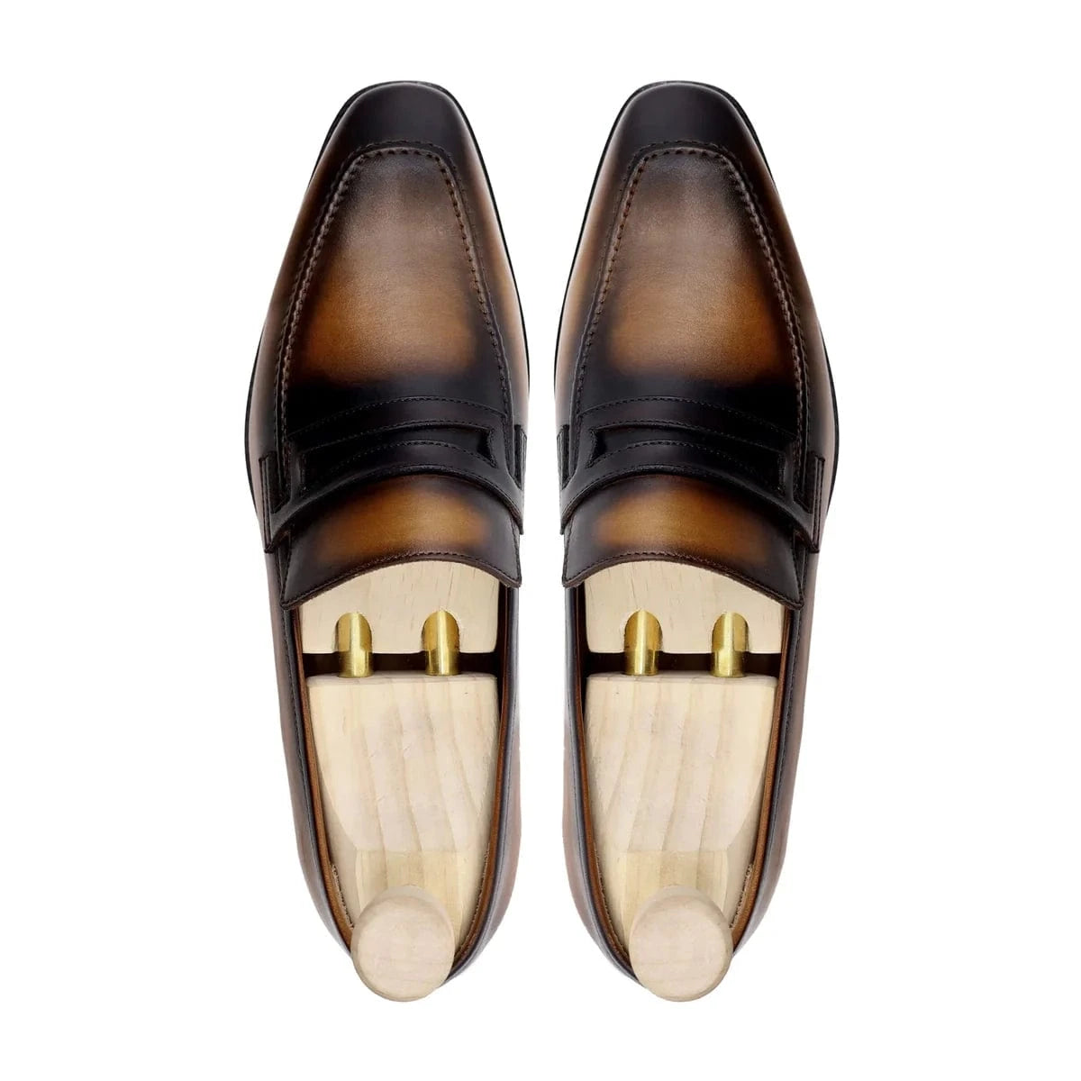 Noirtide Bespoke Mens Leather Loafers