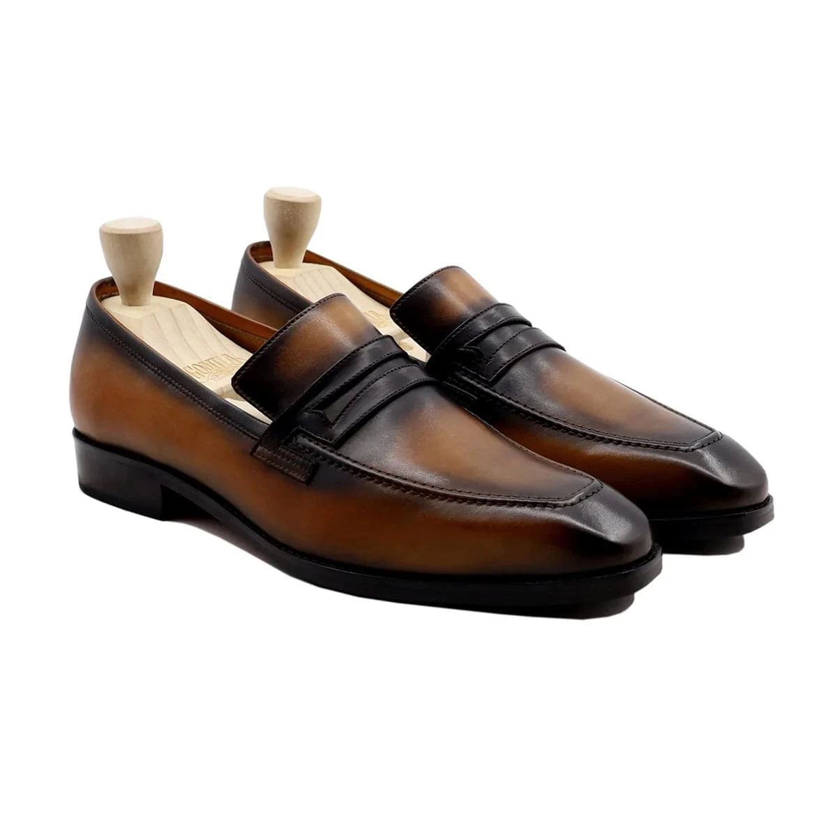 Noirtide Bespoke Mens Leather Loafers