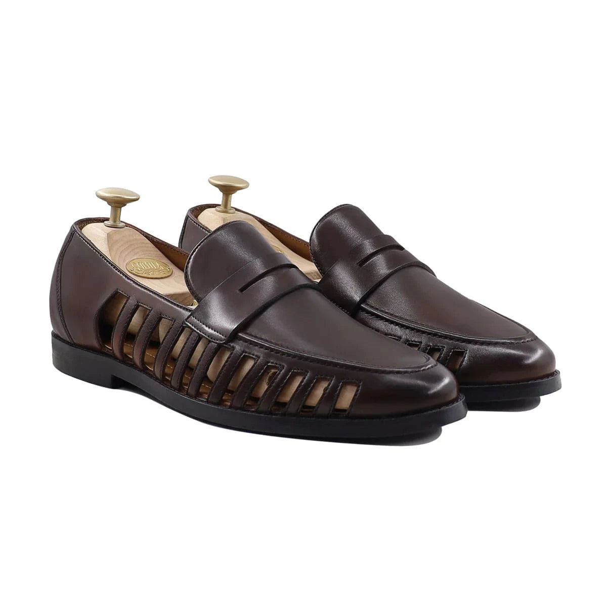 Noirtide Bespoke Mens Leather Loafers