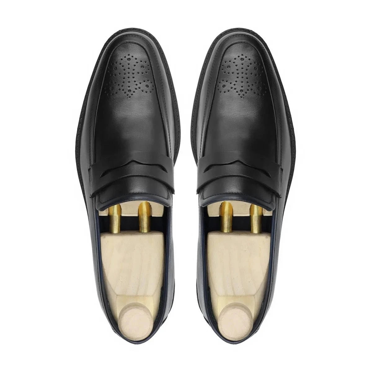 Noirtide Bespoke Mens Leather Loafers