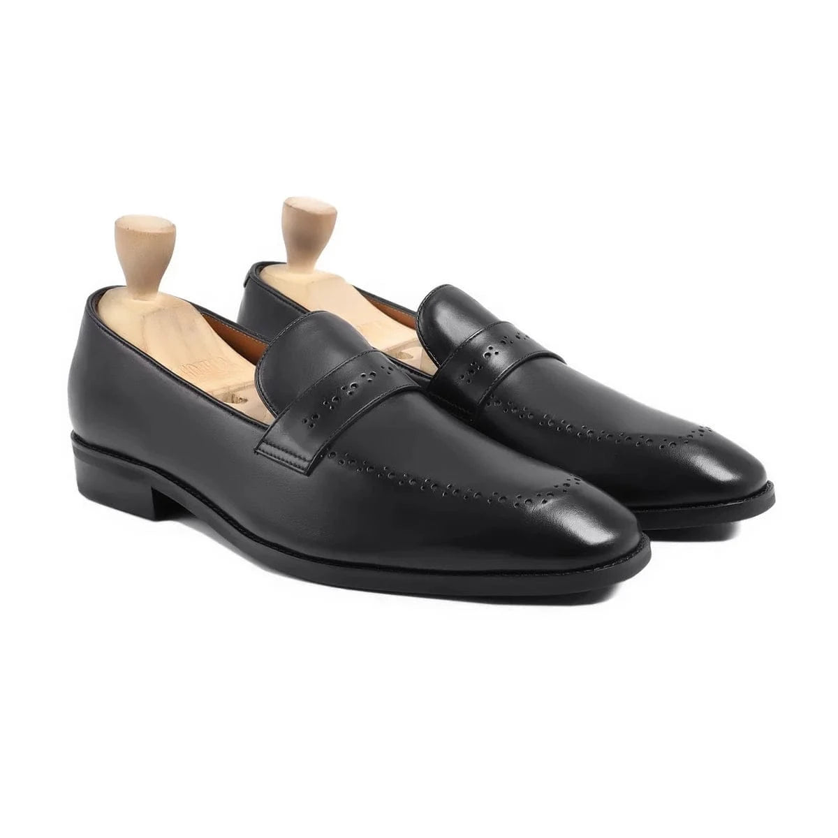 Noirtide Bespoke Mens Leather Loafers