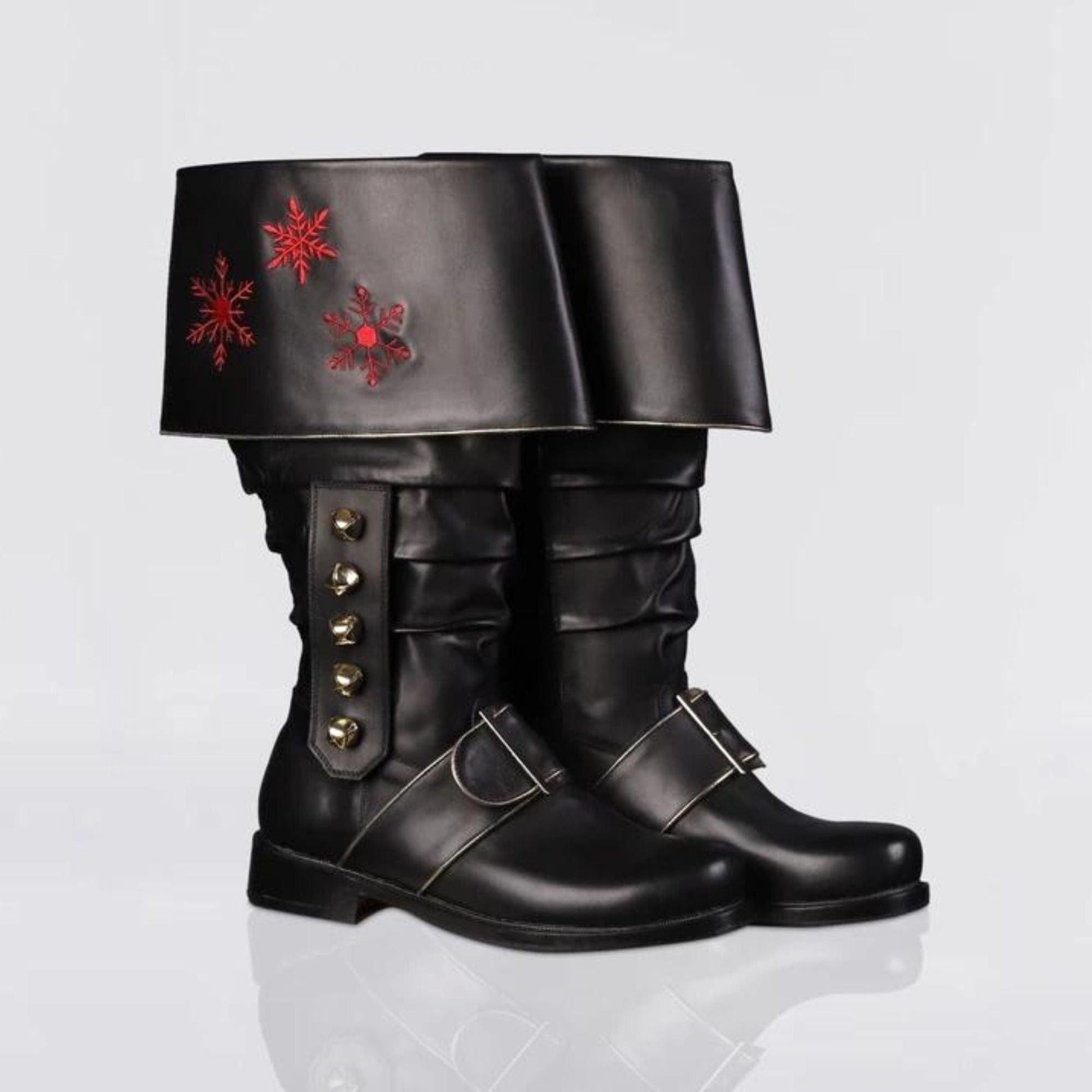 noirtide Custom-Made Embroidery Santa Calus Boots