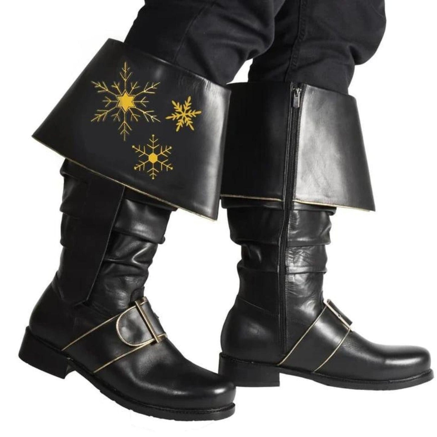 noirtide Custom-Made Embroidery Santa Calus Boots