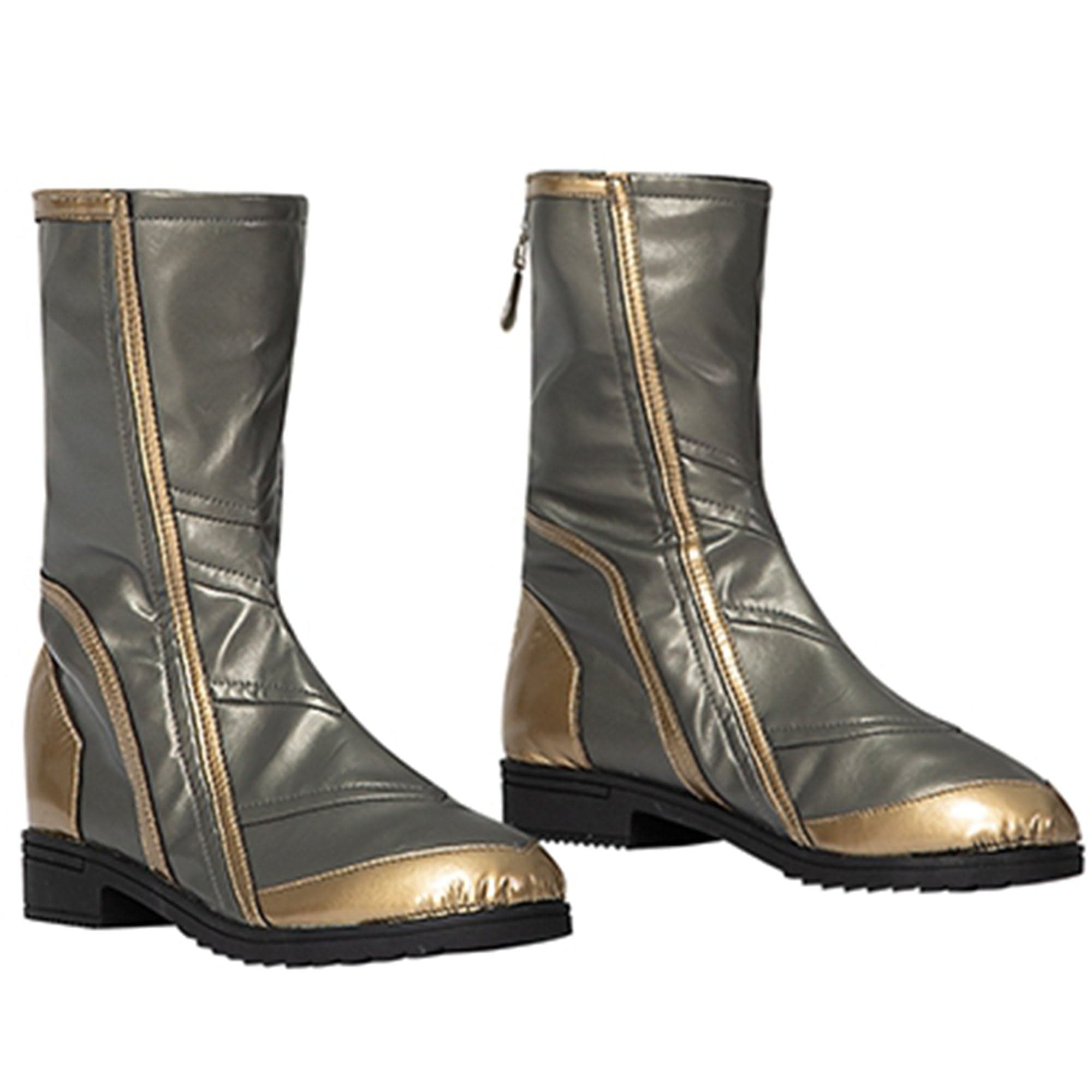 Movie The Marvels Captain Marvel 2 Dar Benn Leather Cosplay Boots NOIRTIDE