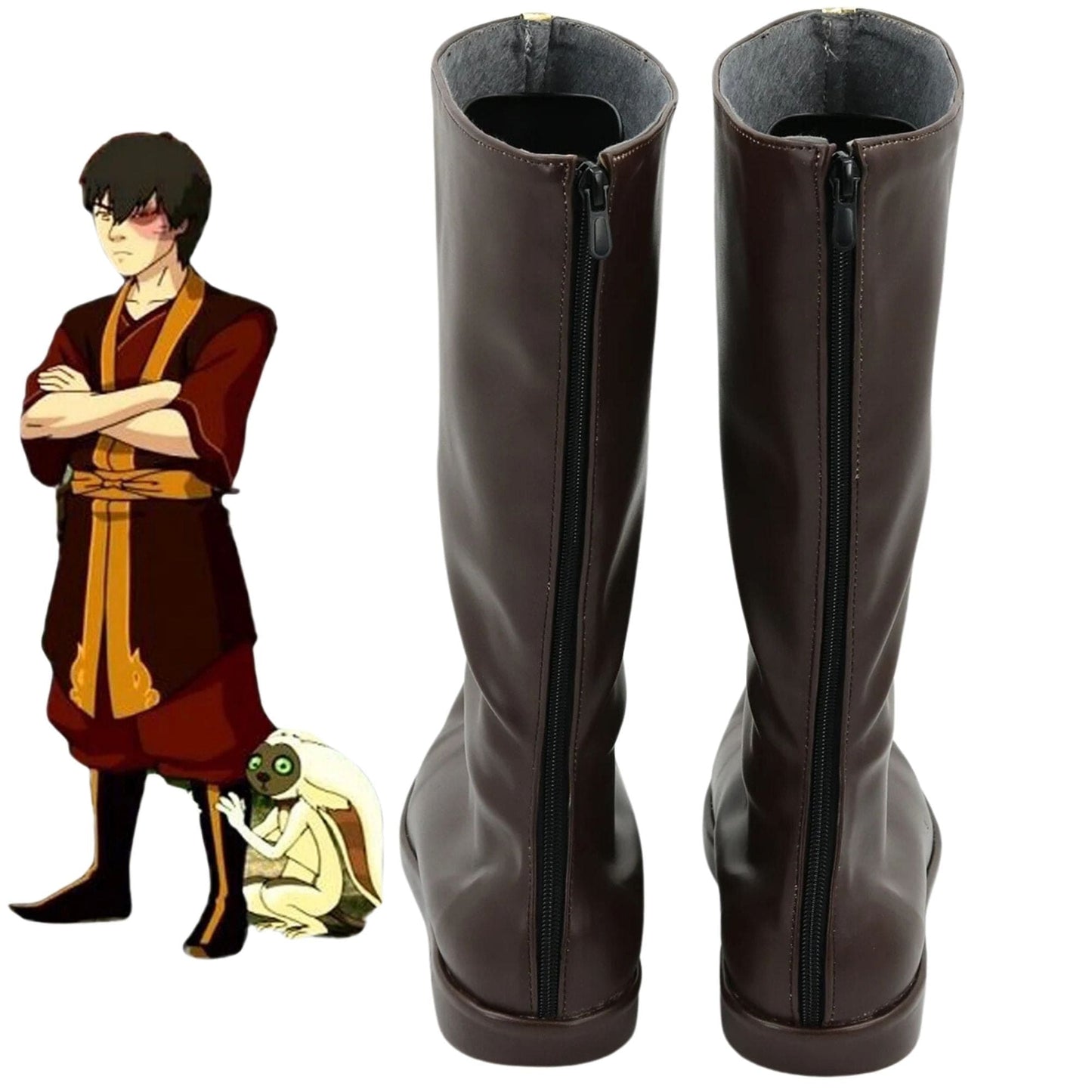 noirtide Custom-Made Prince Zuko Cosplay Boots