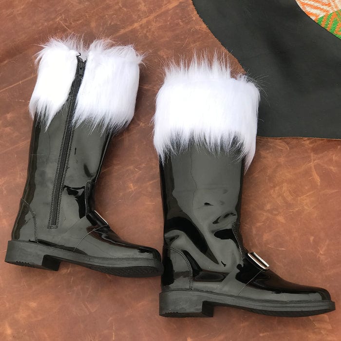 noirtide Custom-Made Santa Calus Fur Boots