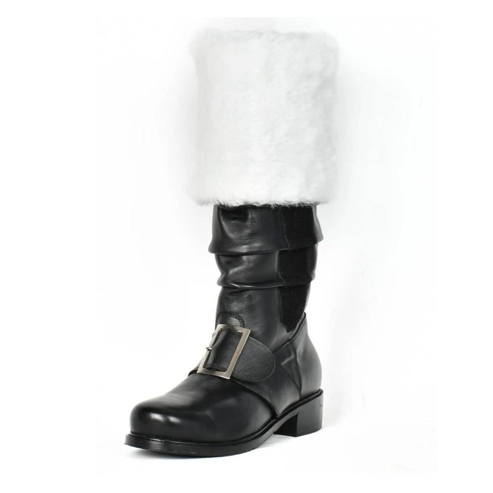 noirtide Custom-Made Santa Calus Fur Boots with Side Jingle Bells