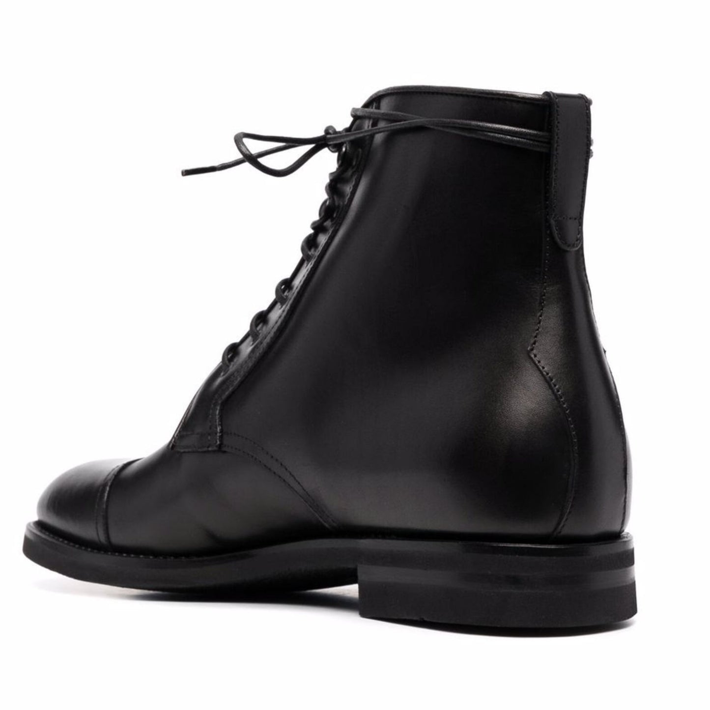 noirtide Handmade Custom Black Calf Leather Boots For Men