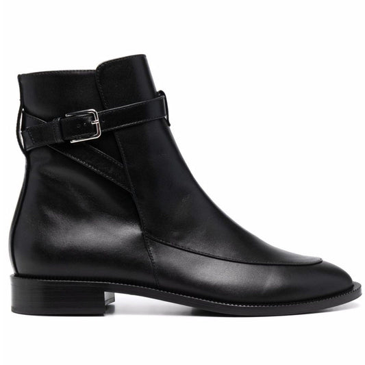 noirtide Handmade Custom Black Claf Leather Women Jodhpur Boots