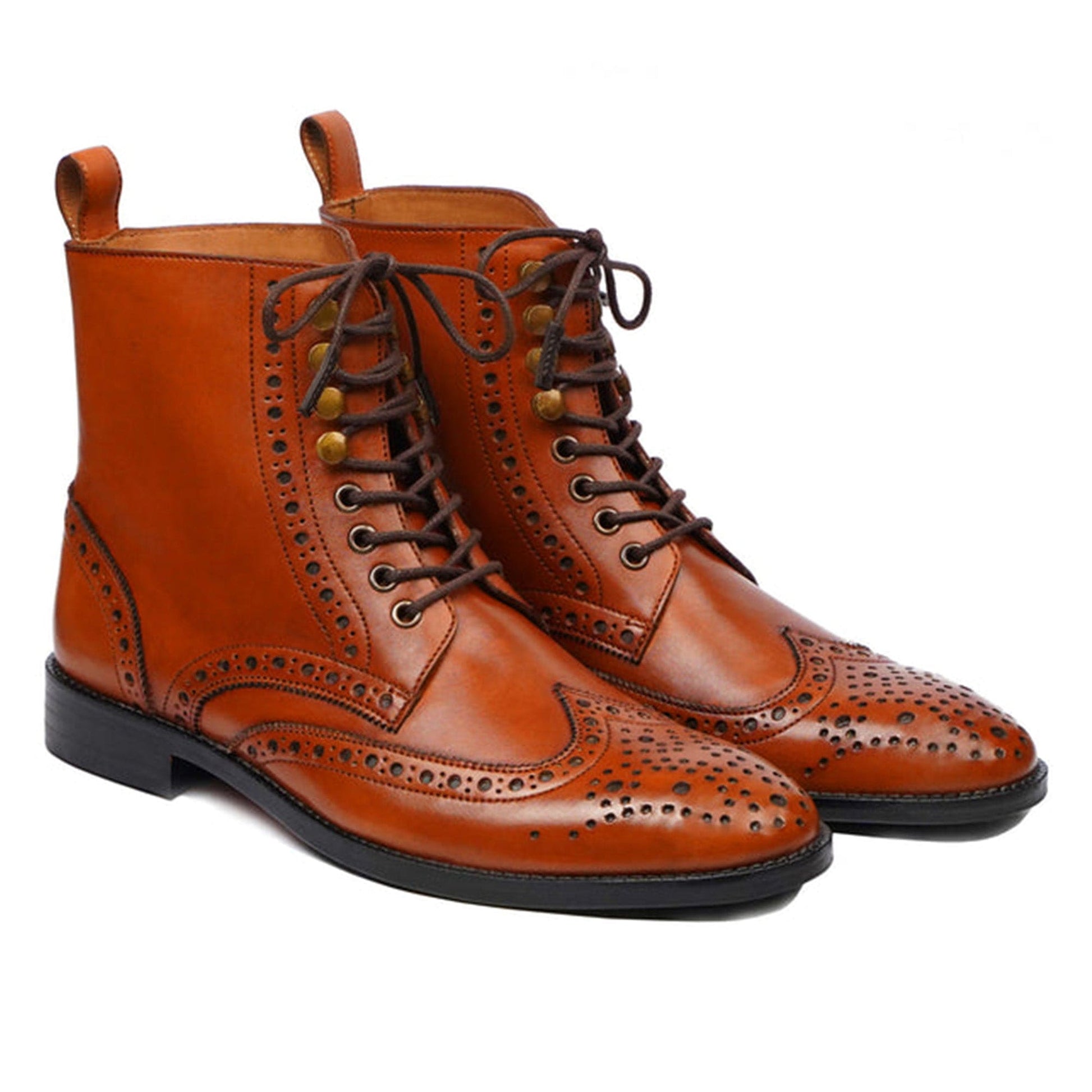 noirtide Handmade Custom Leather Boots For Men