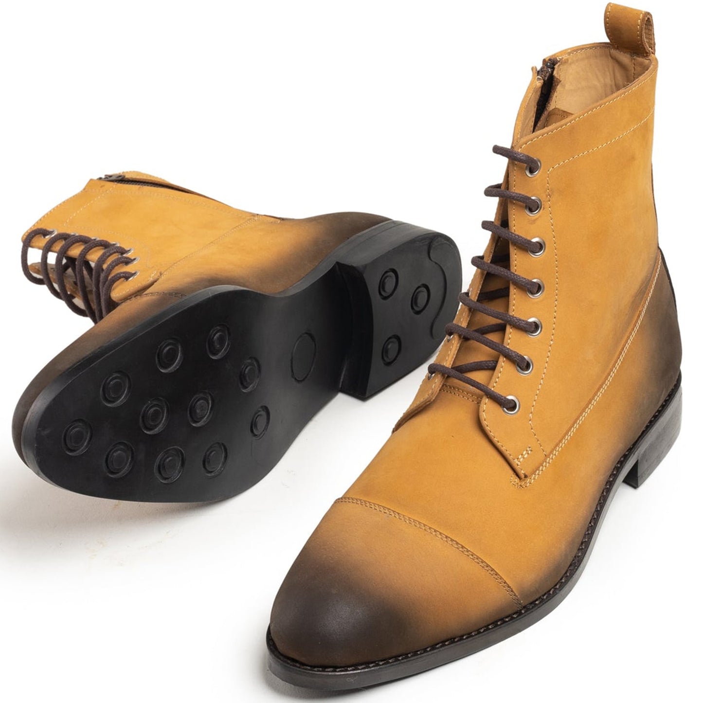 noirtide Handmade Custom Leather Boots For Men