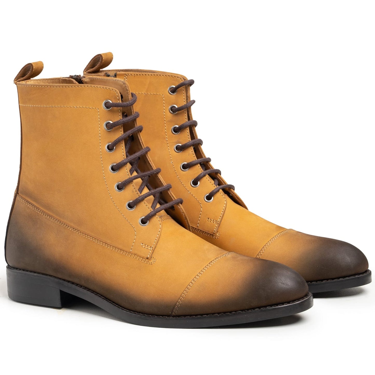 noirtide Handmade Custom Leather Boots For Men