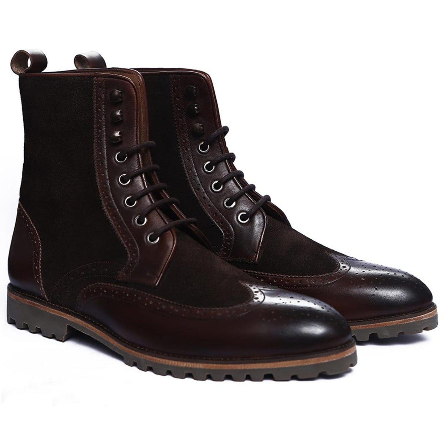 noirtide Handmade Custom Leather Boots For Men