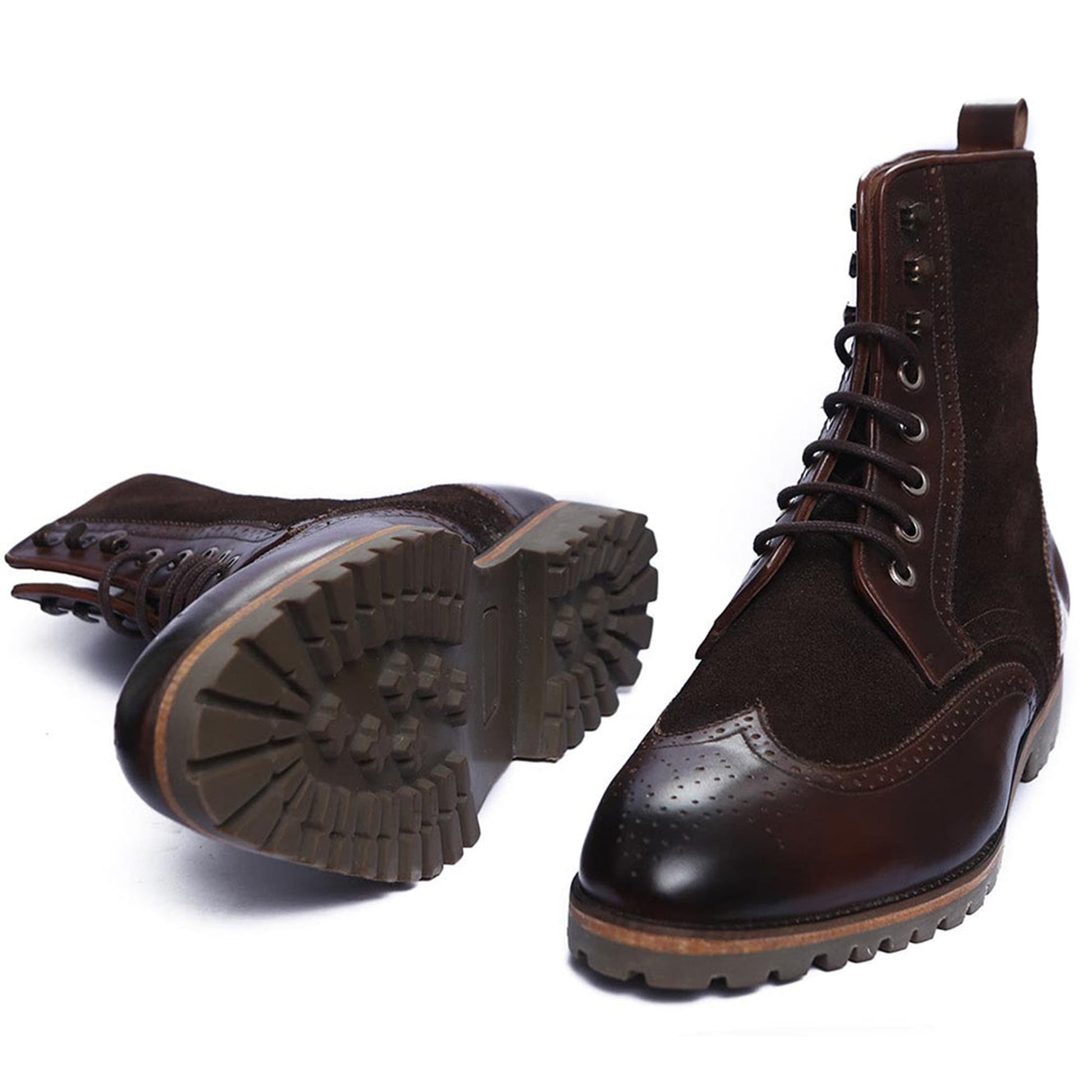 noirtide Handmade Custom Leather Boots For Men