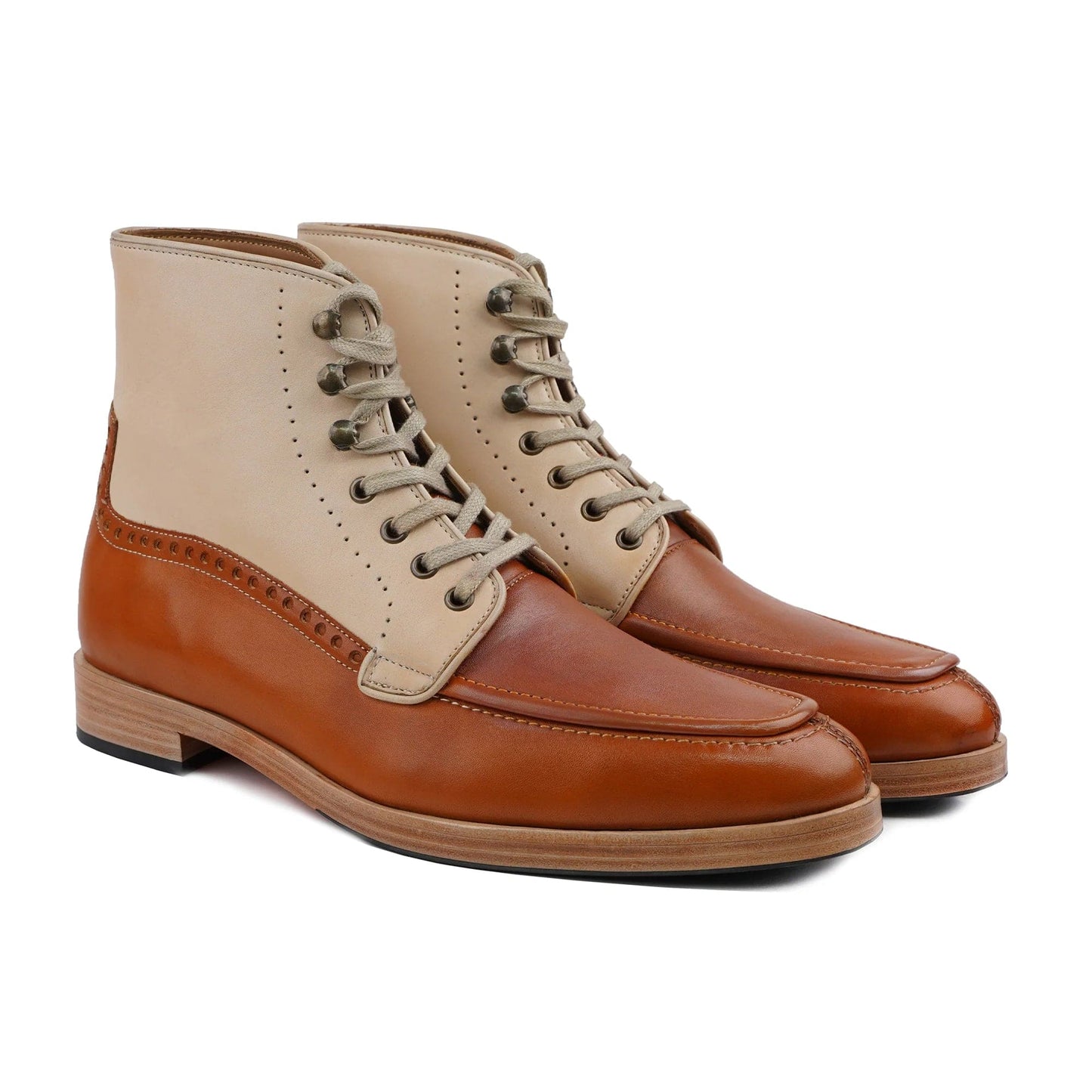 noirtide Handmade Custom Leather Boots For Men