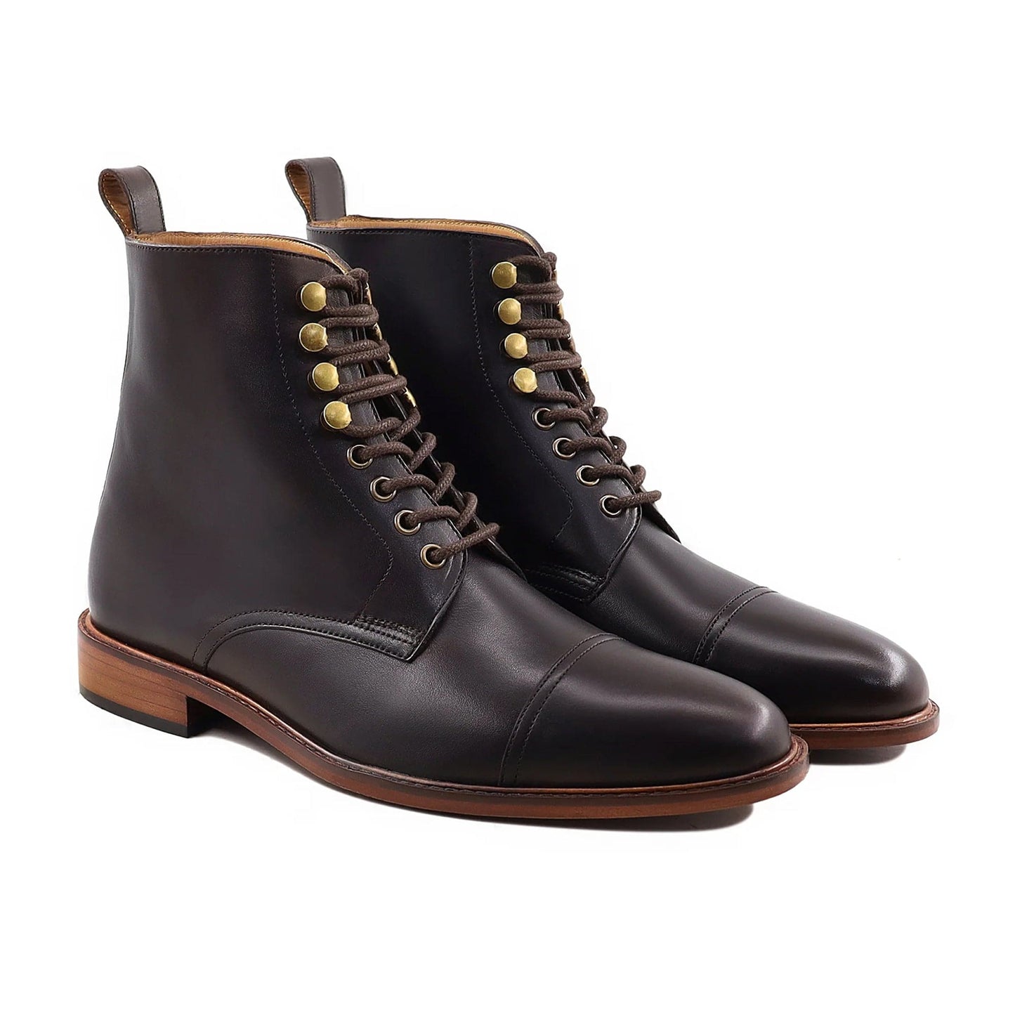 noirtide Handmade Custom Leather Boots For Men