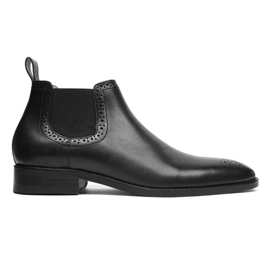 noirtide Handmade Custom Leather Chelsea Boots For Men