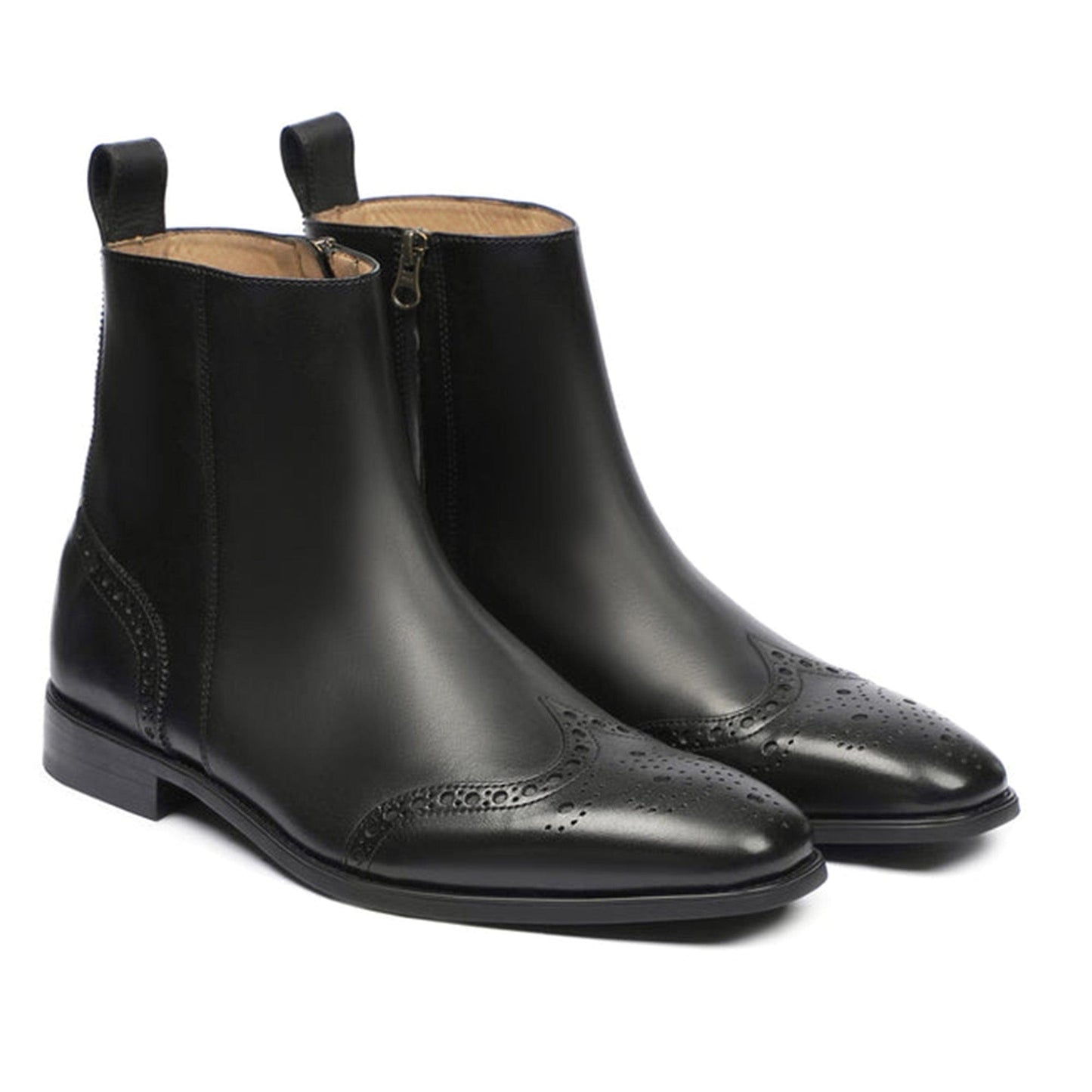 noirtide Handmade Custom Leather Chelsea Boots For Men