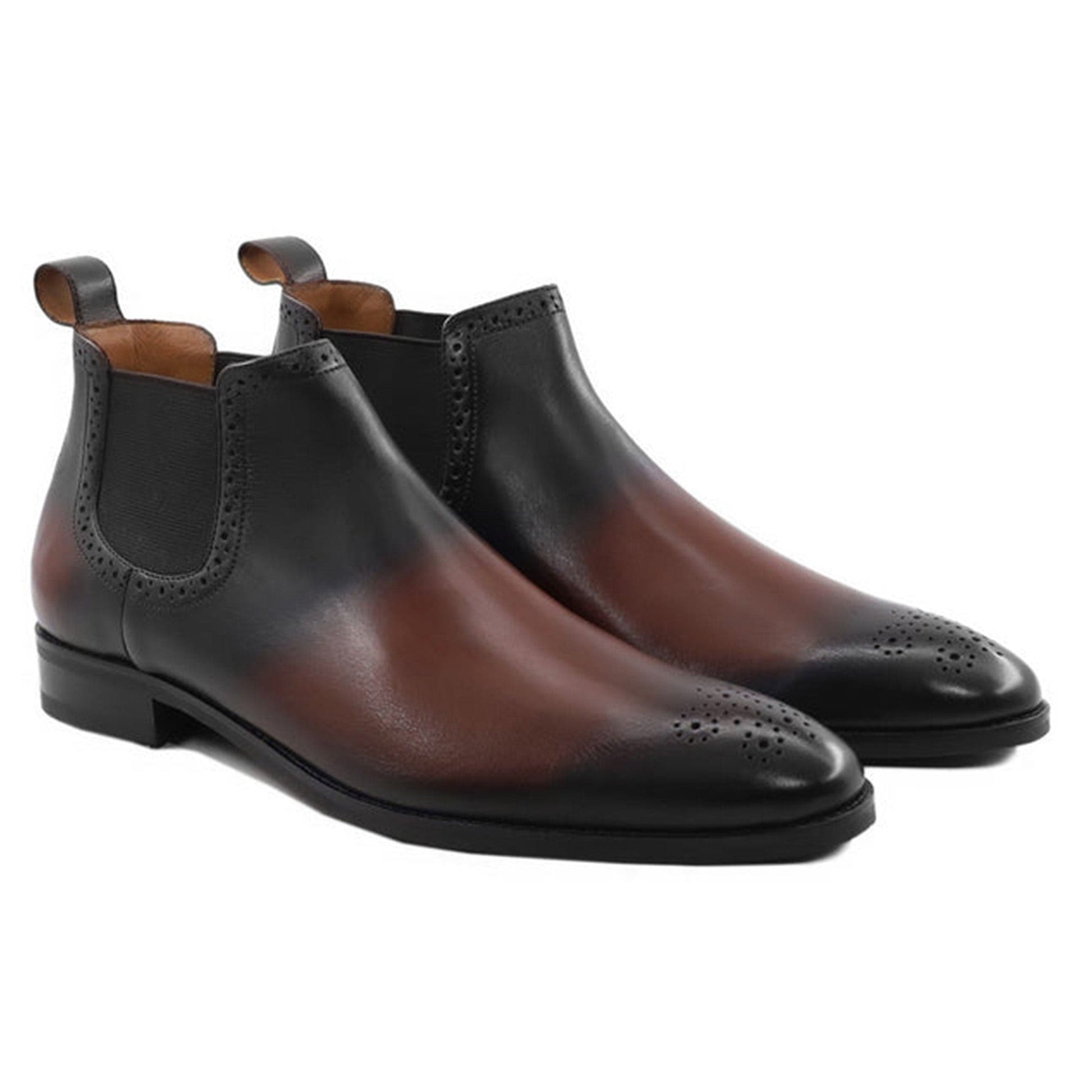 noirtide Handmade Custom Leather Chelsea Boots For Men