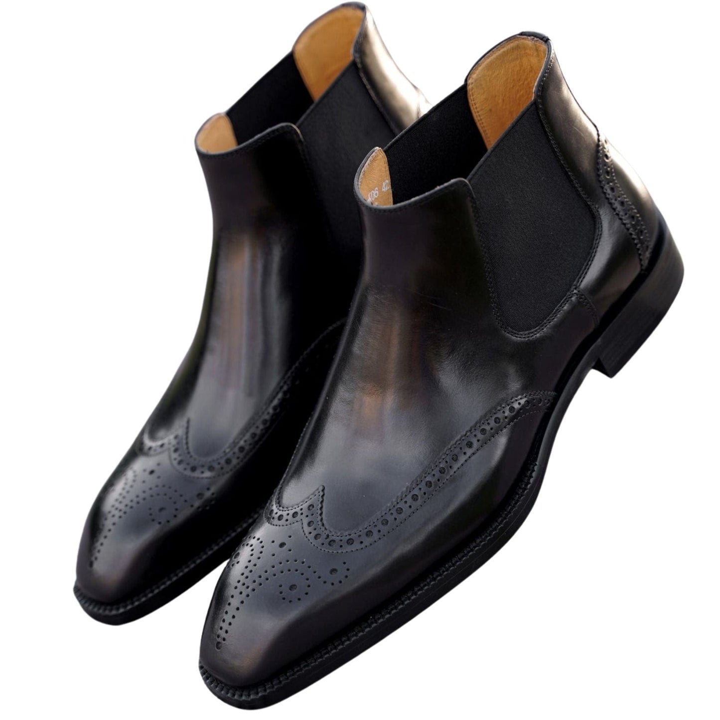 noirtide Handmade Custom Leather Chelsea Boots For Men