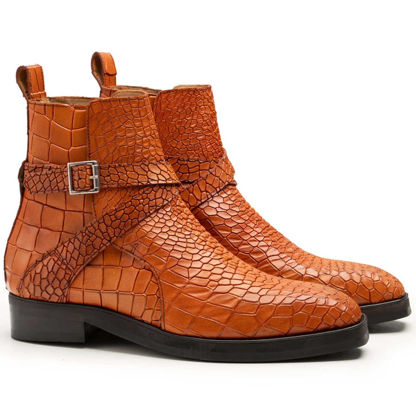 noirtide Handmade Custom Leather Crocodile Men Jodhpur Boot