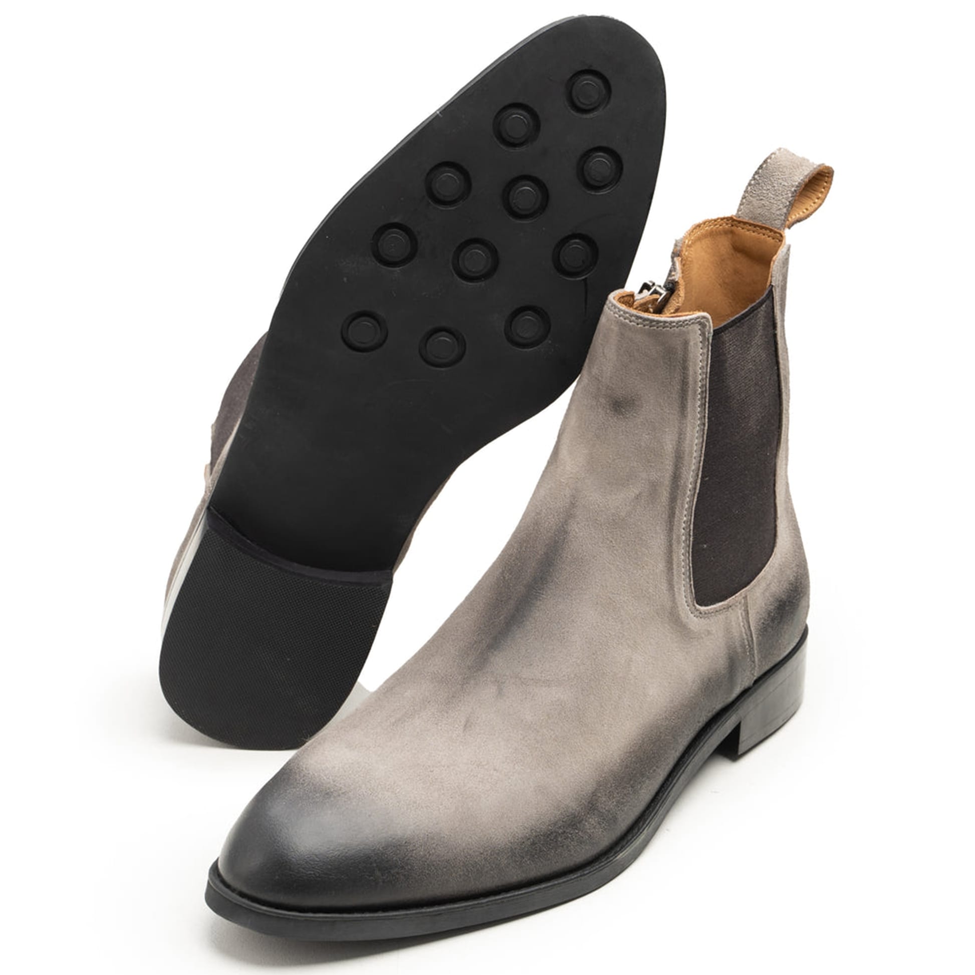 noirtide Handmade Custom Leather Men Chelsea Boots