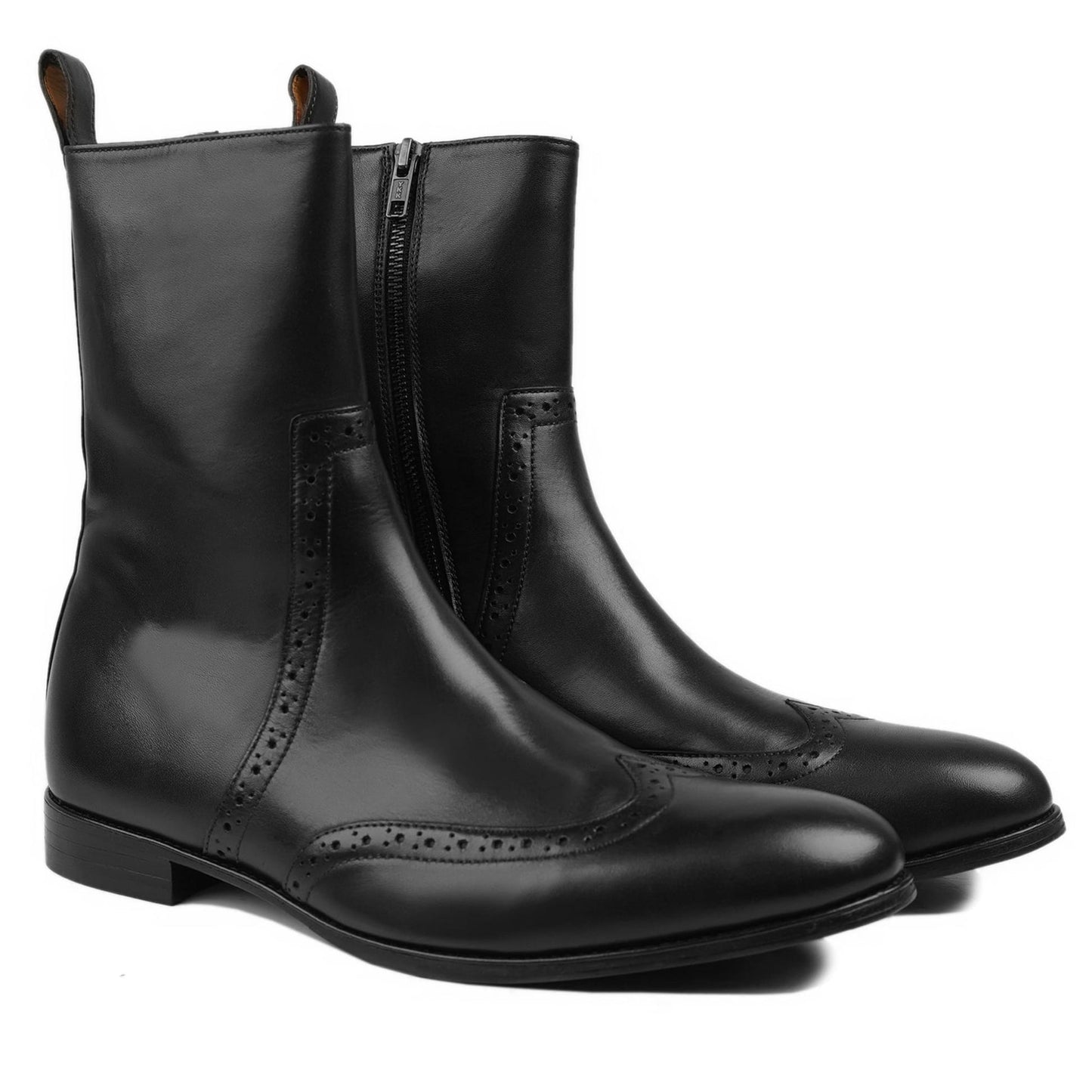 noirtide Handmade, Custom Leather Men Chelsea Boots