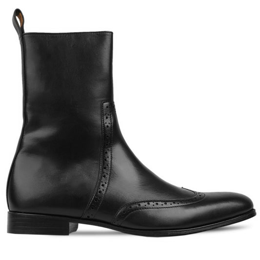 noirtide Handmade, Custom Leather Men Chelsea Boots