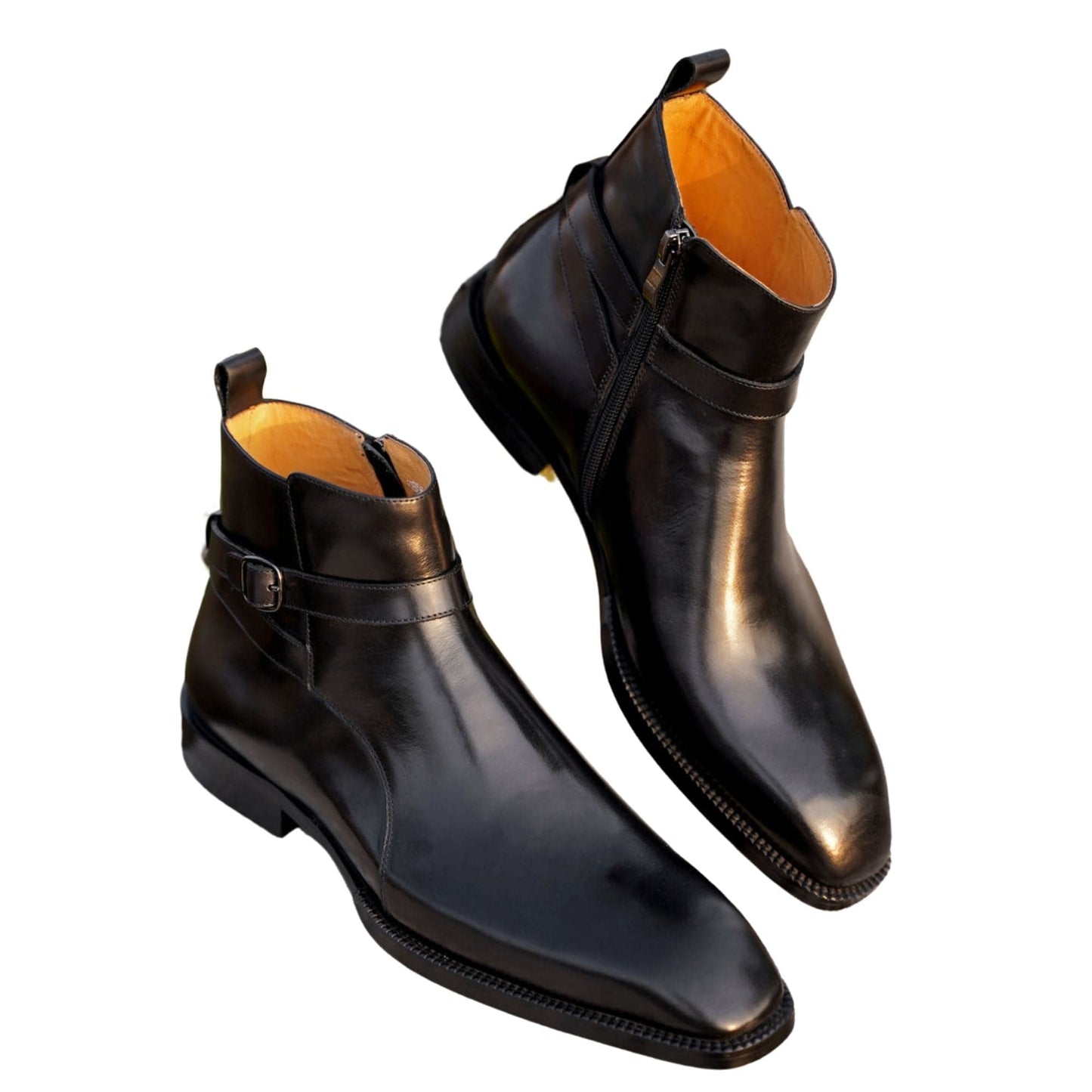 noirtide Handmade, Custom Leather Men Jodhpur Boots