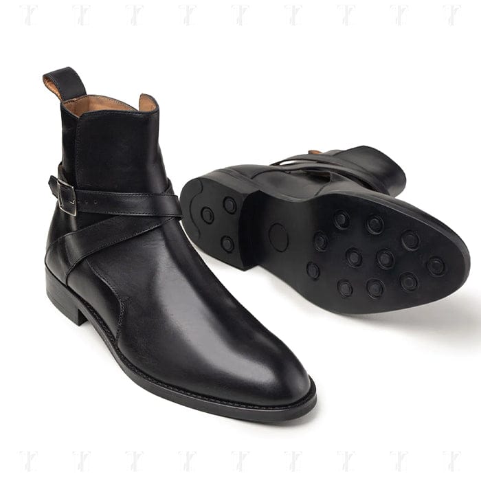 noirtide Handmade, Custom Leather Men Jodhpur Boots, Horse Riding Boots