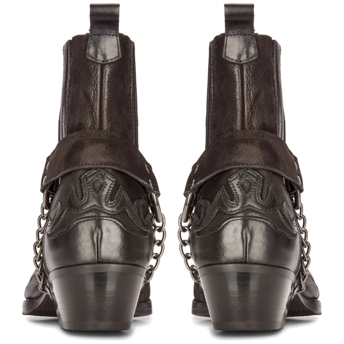 NOIRTIDE Handmade Custom Leather Mens Cowboy Boots