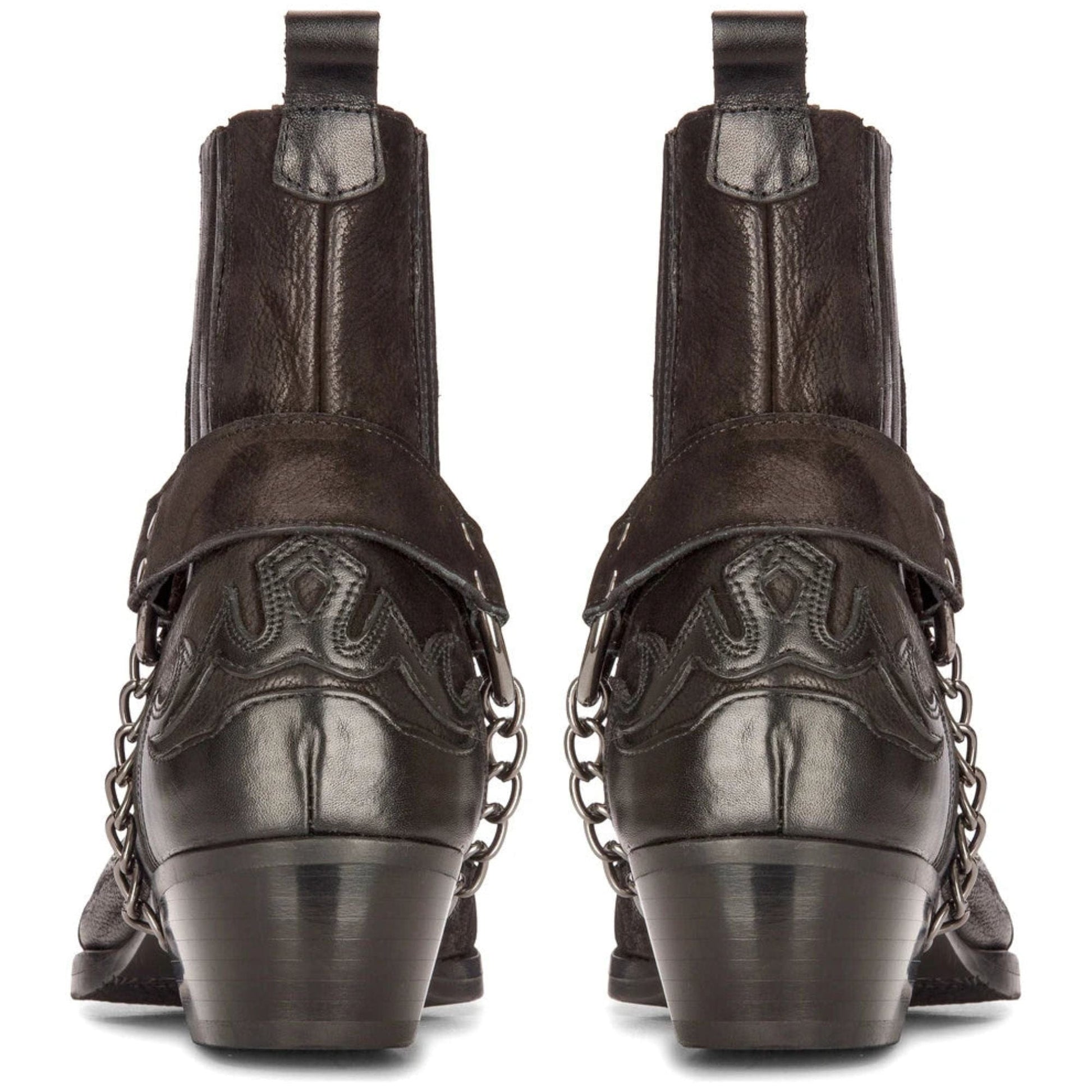 NOIRTIDE Handmade Custom Leather Mens Cowboy Boots