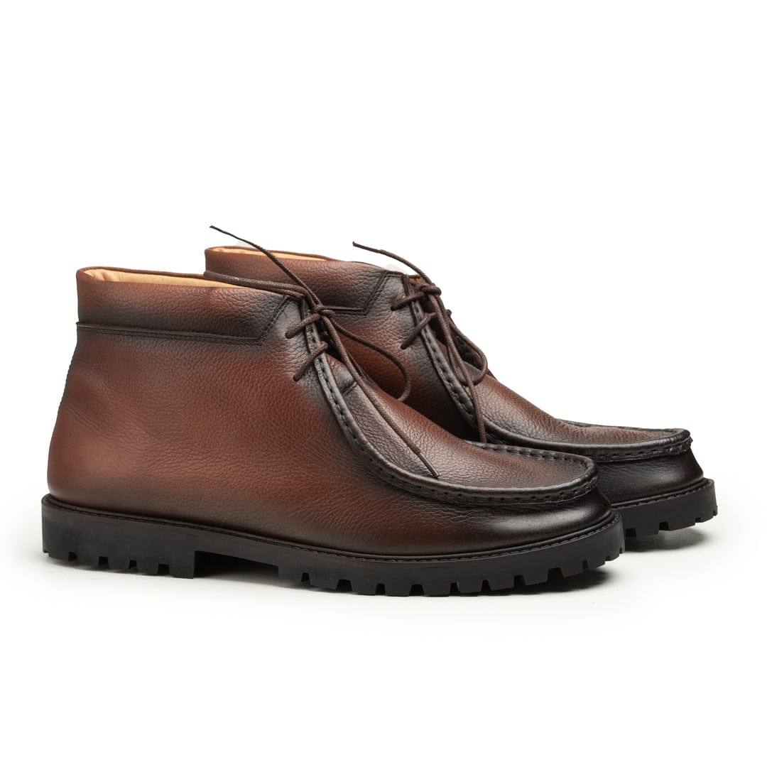 noirtide Handmade, Custom Men Leather Chukka Boots