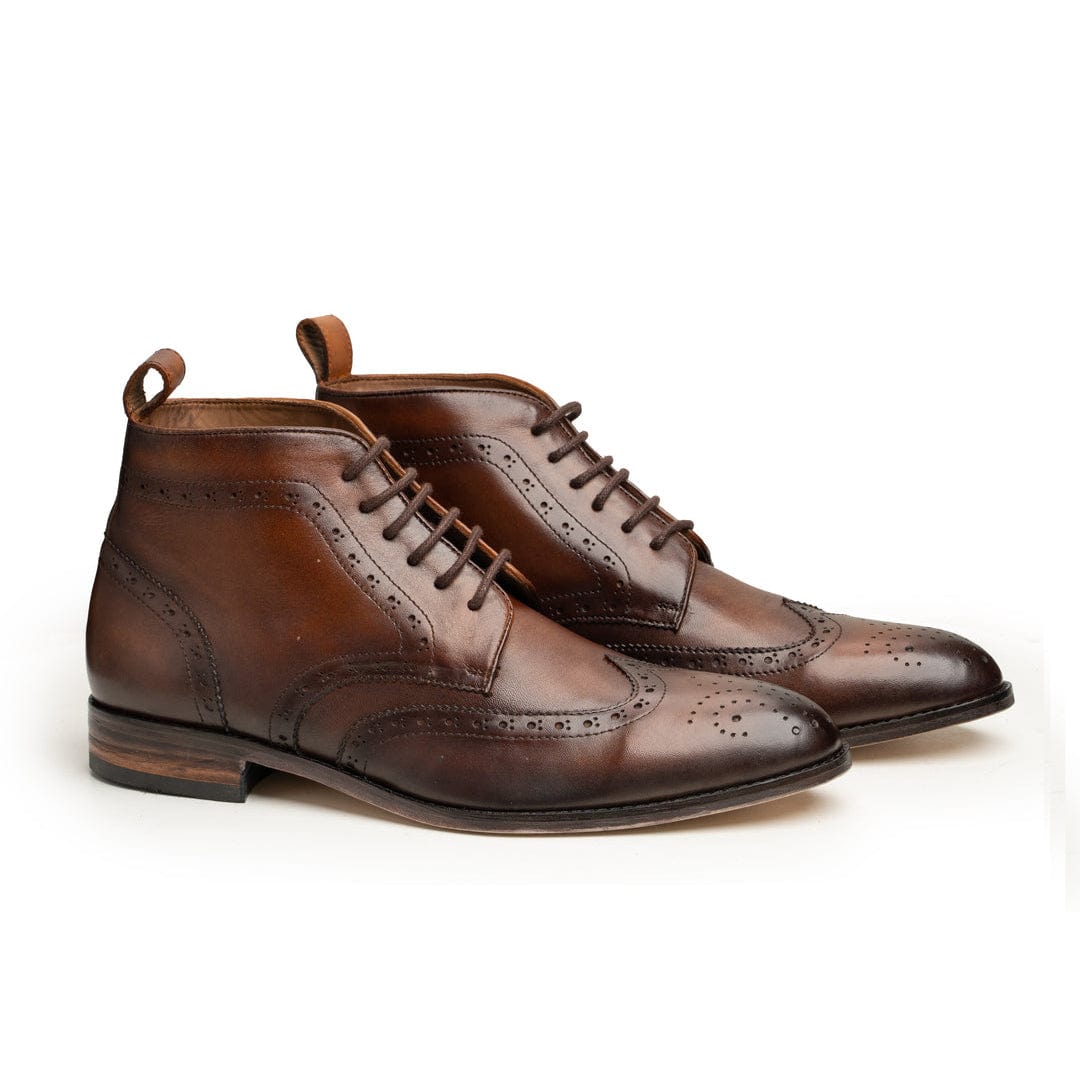 noirtide Handmade, Custom Men Leather Chukka Boots