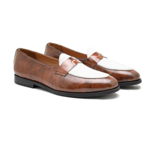 noirtide Handmade, Custom Men Leather Loafer