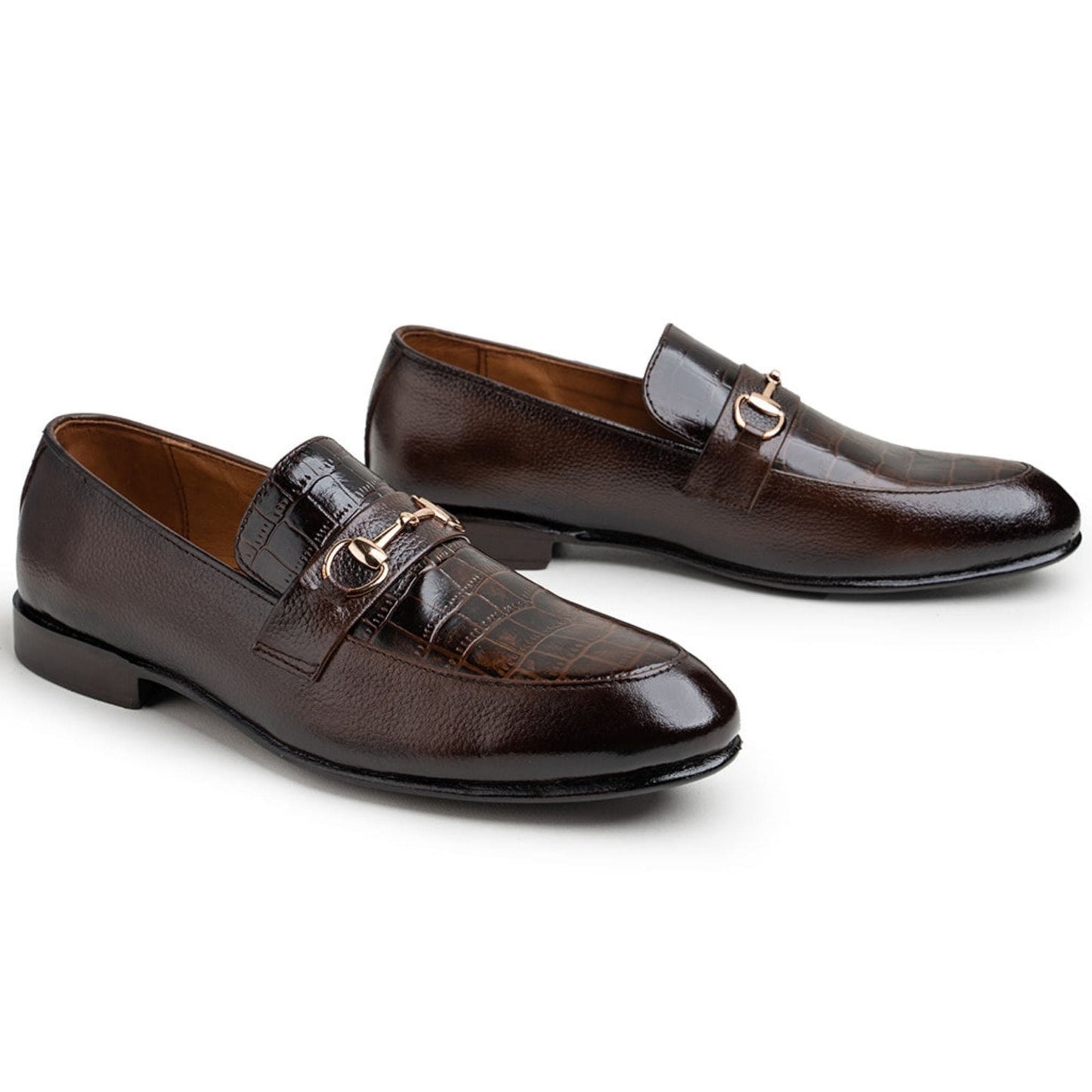 noirtide Handmade Custom Men's Buckled Loafer