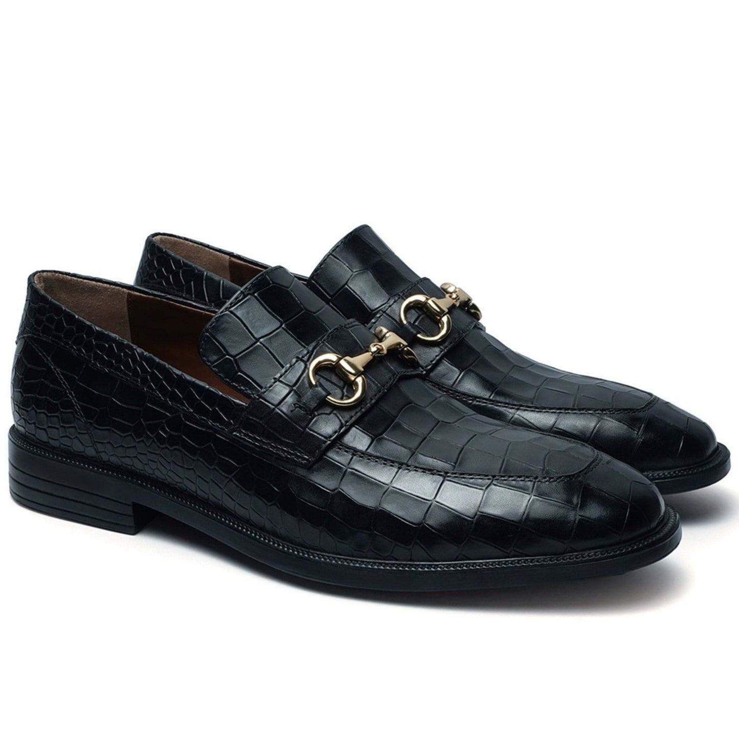 noirtide Handmade Custom Men's Buckled Loafer