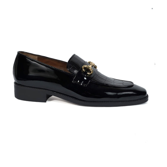 noirtide Handmade Custom Men's Buckled Loafers