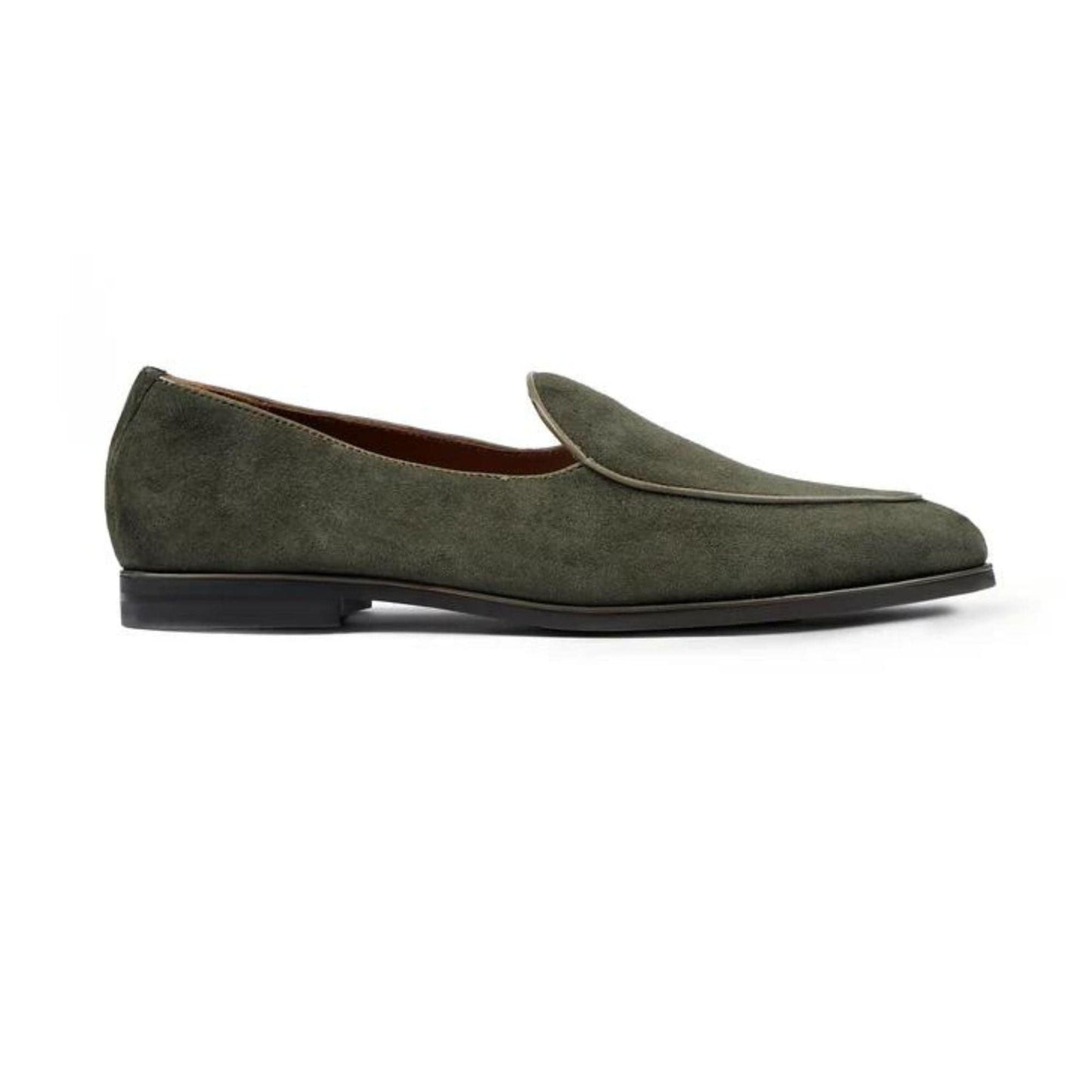 noirtide Handmade, Custom Men Suede Leather Loafer