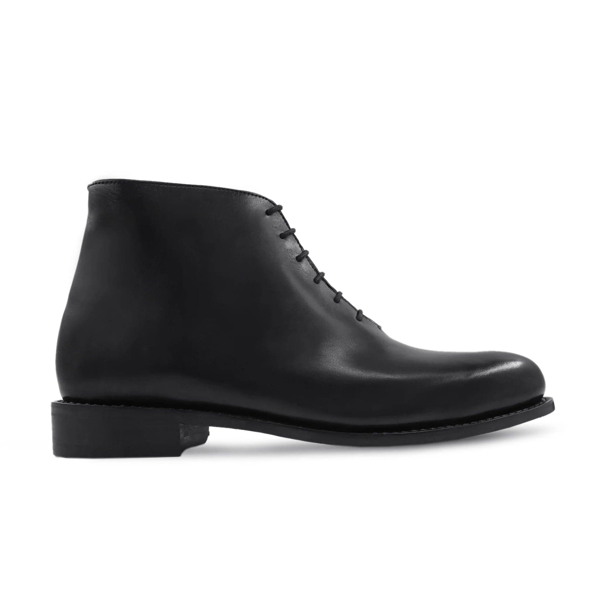 noirtide Handmade Customisable Black Calf Leather Men Chukka Boots