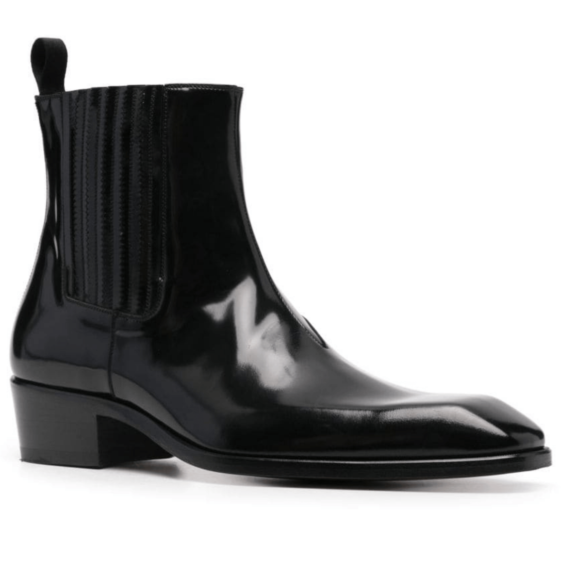 noirtide Handmade Customisable Black Leather Chelsea Boots For Men