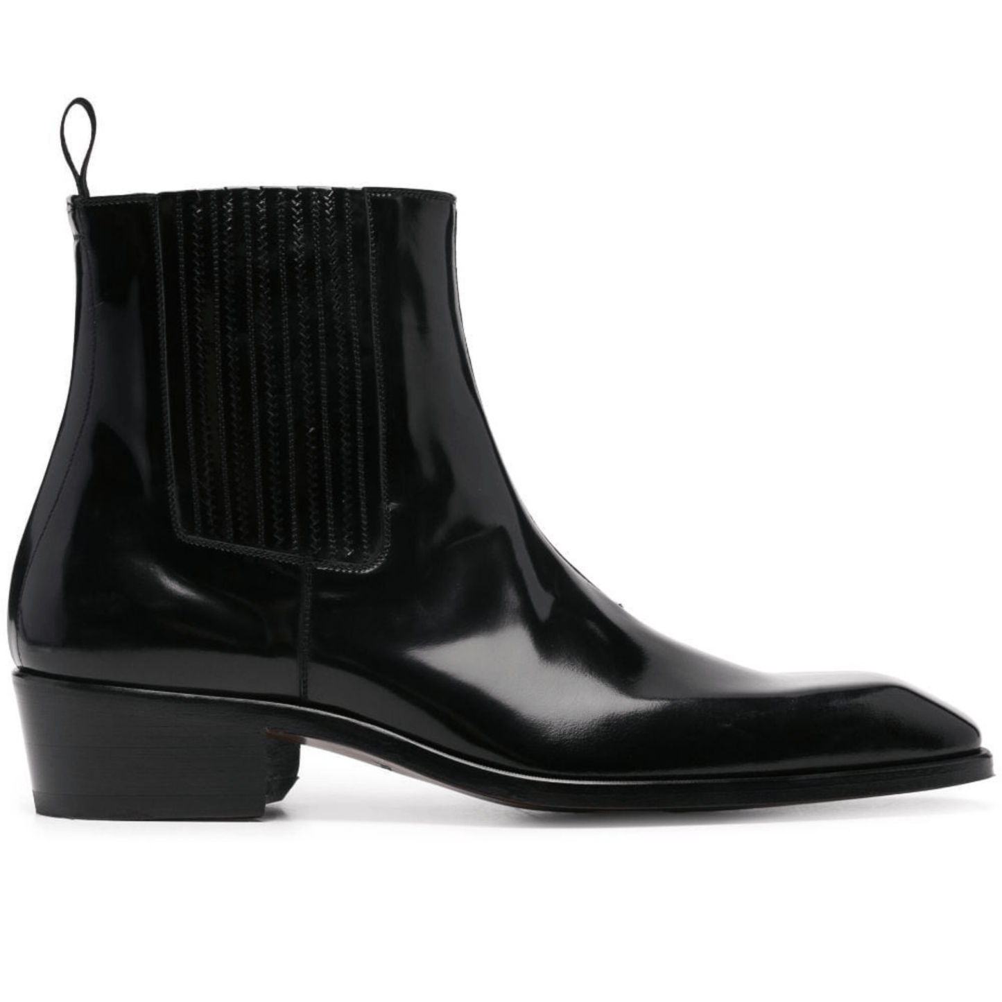 noirtide Handmade Customisable Black Leather Chelsea Boots For Men