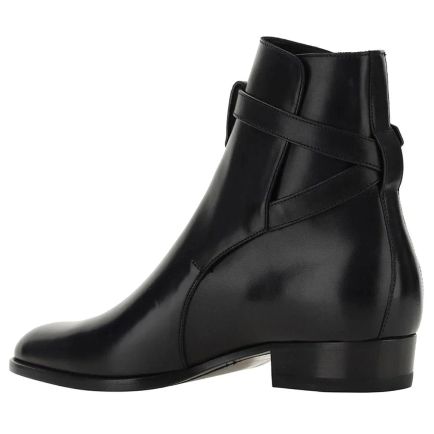 noirtide Handmade Customisable Black Leather Jodhpur Boots For Men