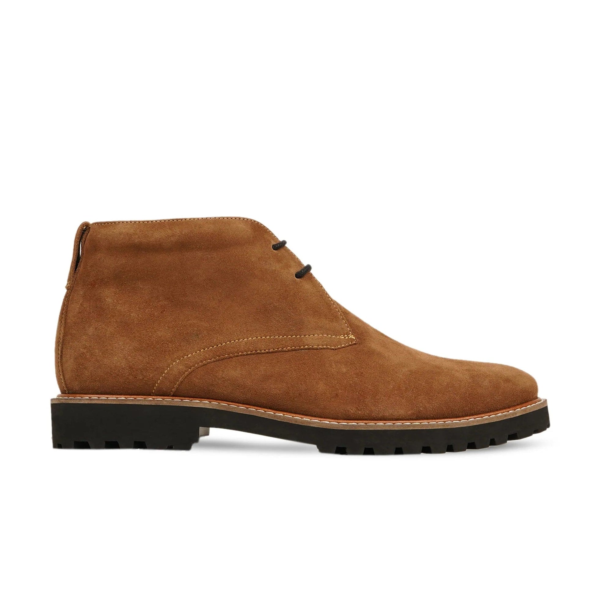 noirtide Handmade Customisable Camel KId Suede Men Chukka Boots