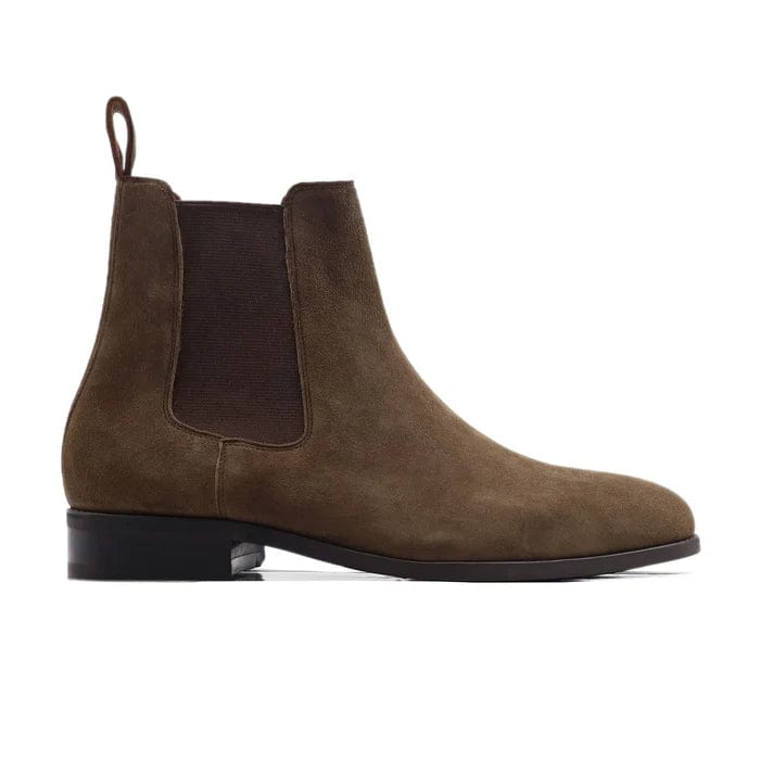 noirtide Handmade Customisable Men's Kid Suede Chelsea Boot