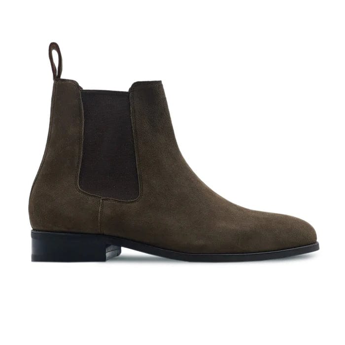 noirtide Handmade Customisable Men's Kid Suede Chelsea Boot