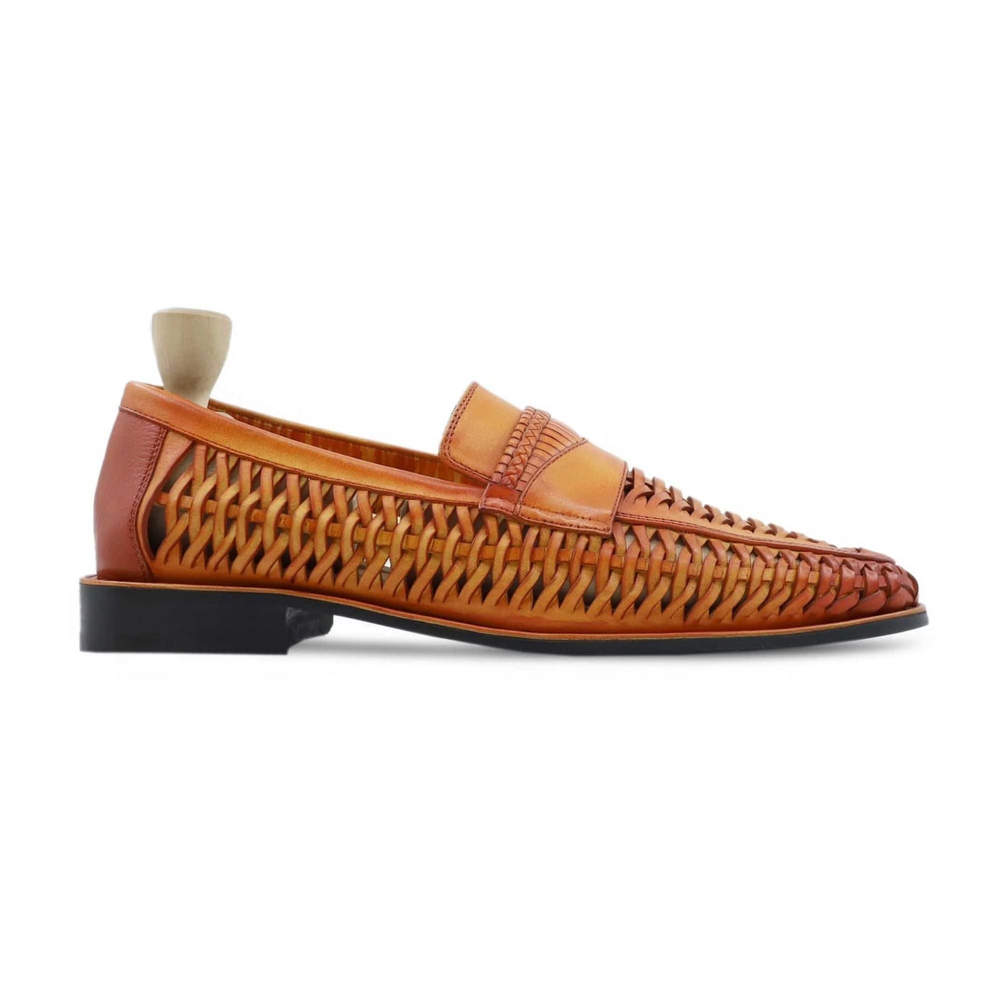 noirtide Handmade, Genuine Leather Handknitted Men Loafer, Best for Summer