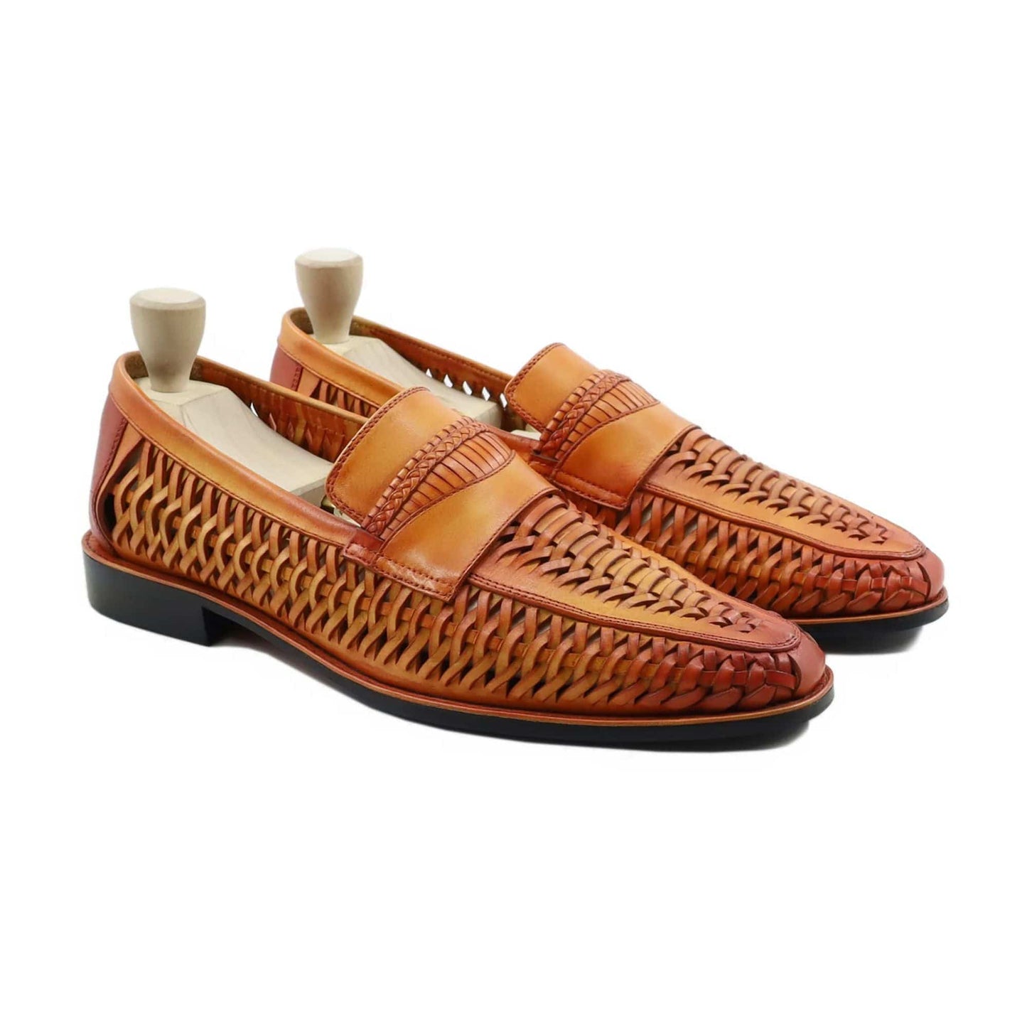 noirtide Handmade, Genuine Leather Handknitted Men Loafer, Best for Summer